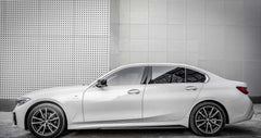 BMW 3 Series M340i 330i (With M-package Bumper, Does Not Fit Base Model Bumper) Pre-LCI G20 G21 2019 2020 2021 2022 with Aftermarket Parts - MP Sports Side Skirts?Pre-preg Carbon Fiber from Aero Republic