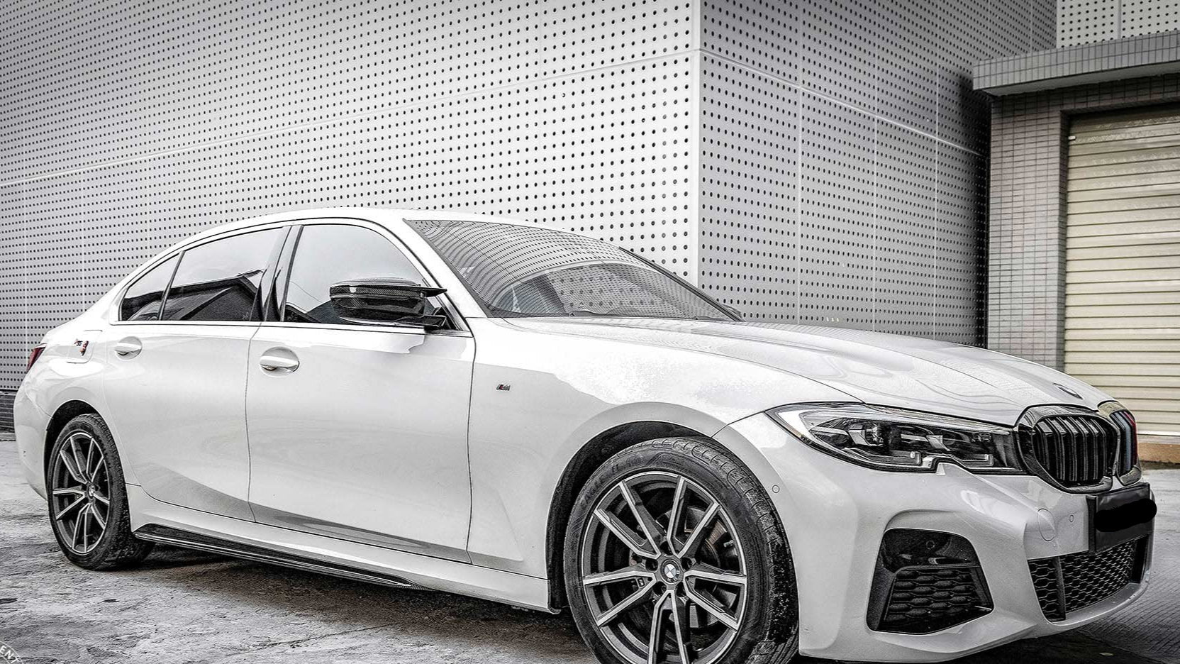 BMW 3 Series M340i 330i (With M-package Bumper, Does Not Fit Base Model Bumper) Pre-LCI G20 G21 2019 2020 2021 2022 with Aftermarket Parts - MP Sports Side Skirts?Pre-preg Carbon Fiber from Aero Republic