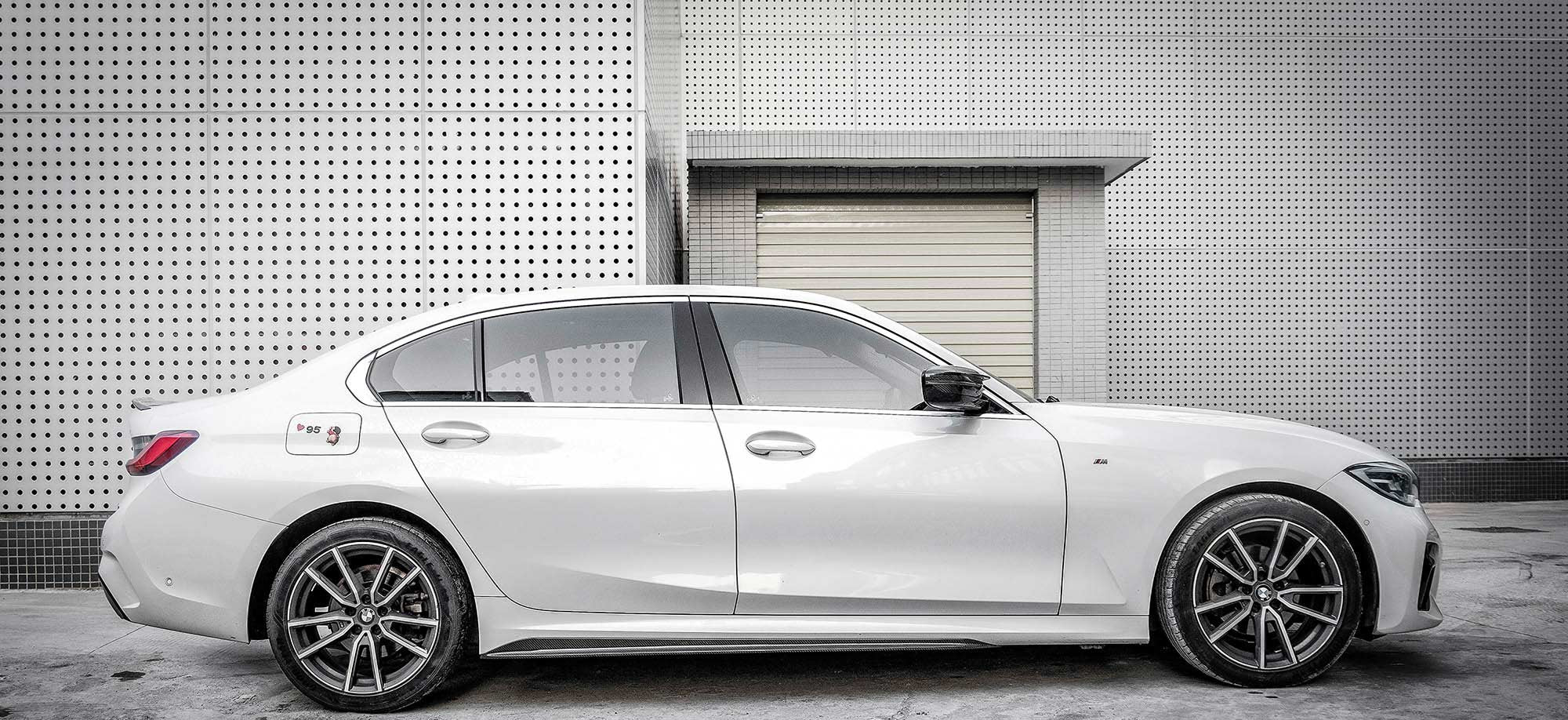 BMW 3 Series M340i 330i (With M-package Bumper, Does Not Fit Base Model Bumper) Pre-LCI G20 G21 2019 2020 2021 2022 with Aftermarket Parts - MP Sports Side Skirts?Pre-preg Carbon Fiber from Aero Republic