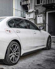 BMW 3 Series M340i 330i (With M-package Bumper, Does Not Fit Base Model Bumper) Pre-LCI G20 G21 2019 2020 2021 2022 with Aftermarket Parts - MP Sports Side Skirts?Pre-preg Carbon Fiber from Aero Republic