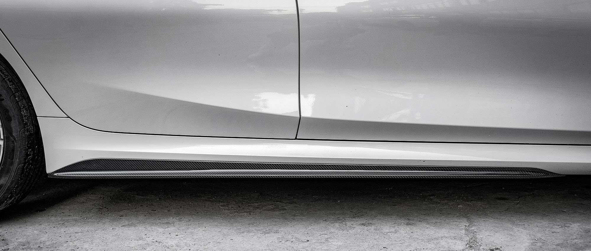 BMW 3 Series M340i 330i (With M-package Bumper, Does Not Fit Base Model Bumper) Pre-LCI G20 G21 2019 2020 2021 2022 with Aftermarket Parts - MP Sports Side Skirts?Pre-preg Carbon Fiber from Aero Republic