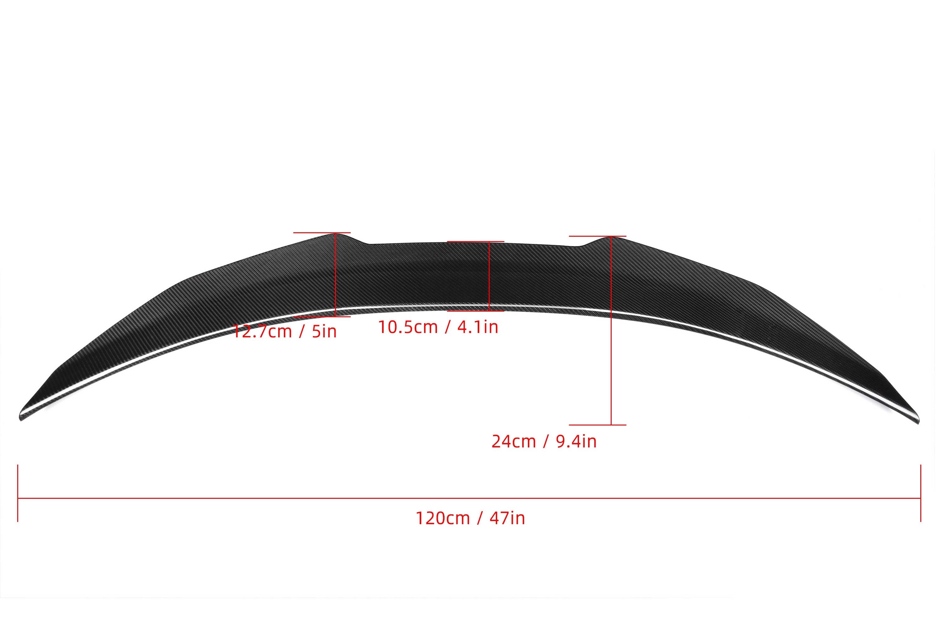 BMW 4 Series Gran Coupe 440i 435i 430i 428i F36 2014 2015 2016 2017 2018 2019 2020 with Aftermarket Parts - PSM Style Rear Lip Spoiler Pre-preg Carbon Fiber from Aero Republic