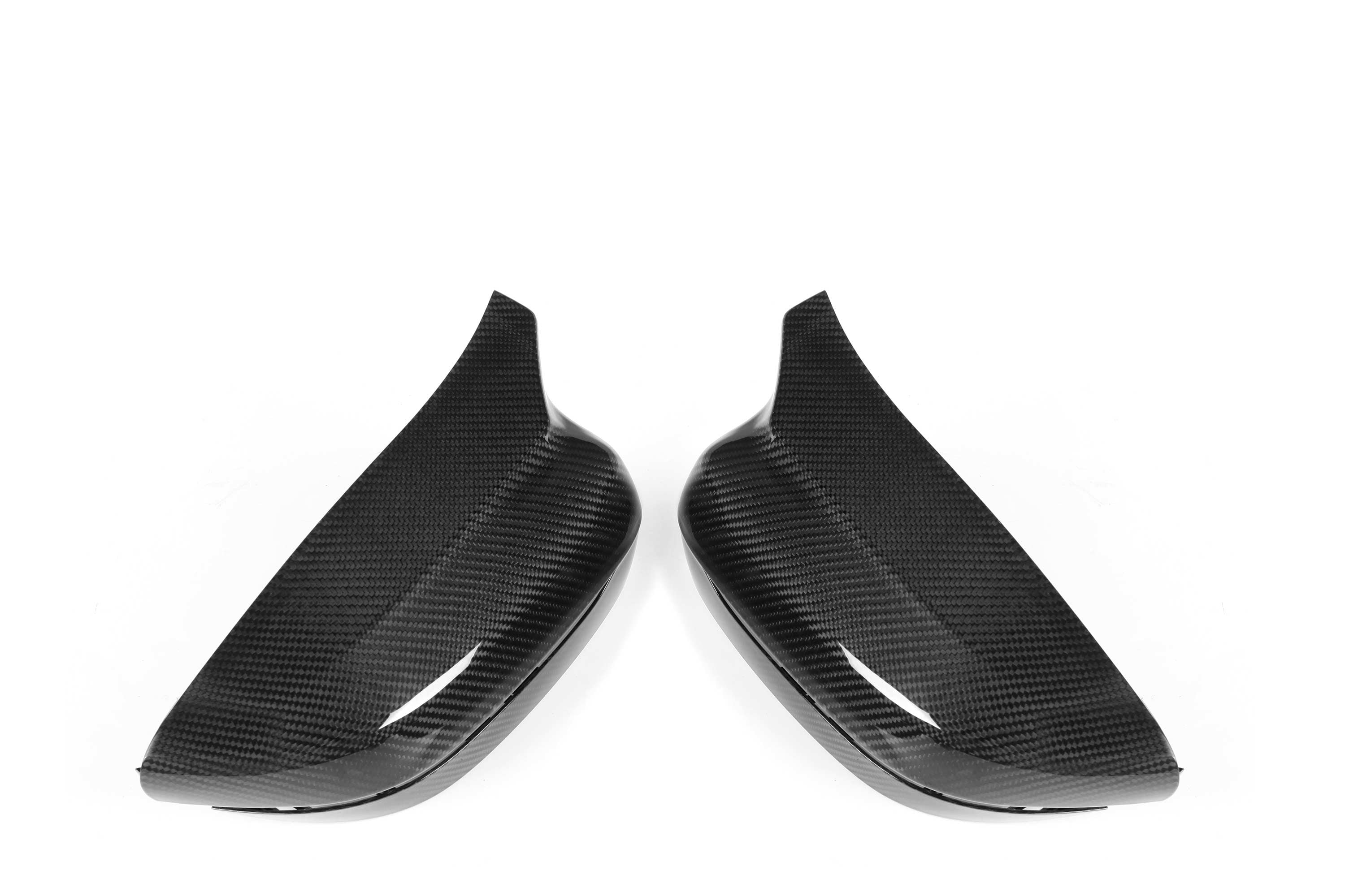 BMW 4 Series M440 430 G22 G23 2020 2021 (Left Hand Drive Only) & 430 G22 G23 G26 2022-ON (Left Hand Drive Only) & I4 eDrive40 G26 2022-ON (Left Hand Drive Only) with Aftermarket Parts - F9X Style / LHD Replacement Mirror Caps Dry Pre-preg Carbon Fiber from Aero Republic