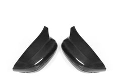BMW 4 Series M440 430 G22 G23 2020 2021 (Left Hand Drive Only) & 430 G22 G23 G26 2022-ON (Left Hand Drive Only) & I4 eDrive40 G26 2022-ON (Left Hand Drive Only) with Aftermarket Parts - F9X Style / LHD Replacement Mirror Caps Dry Pre-preg Carbon Fiber from Aero Republic