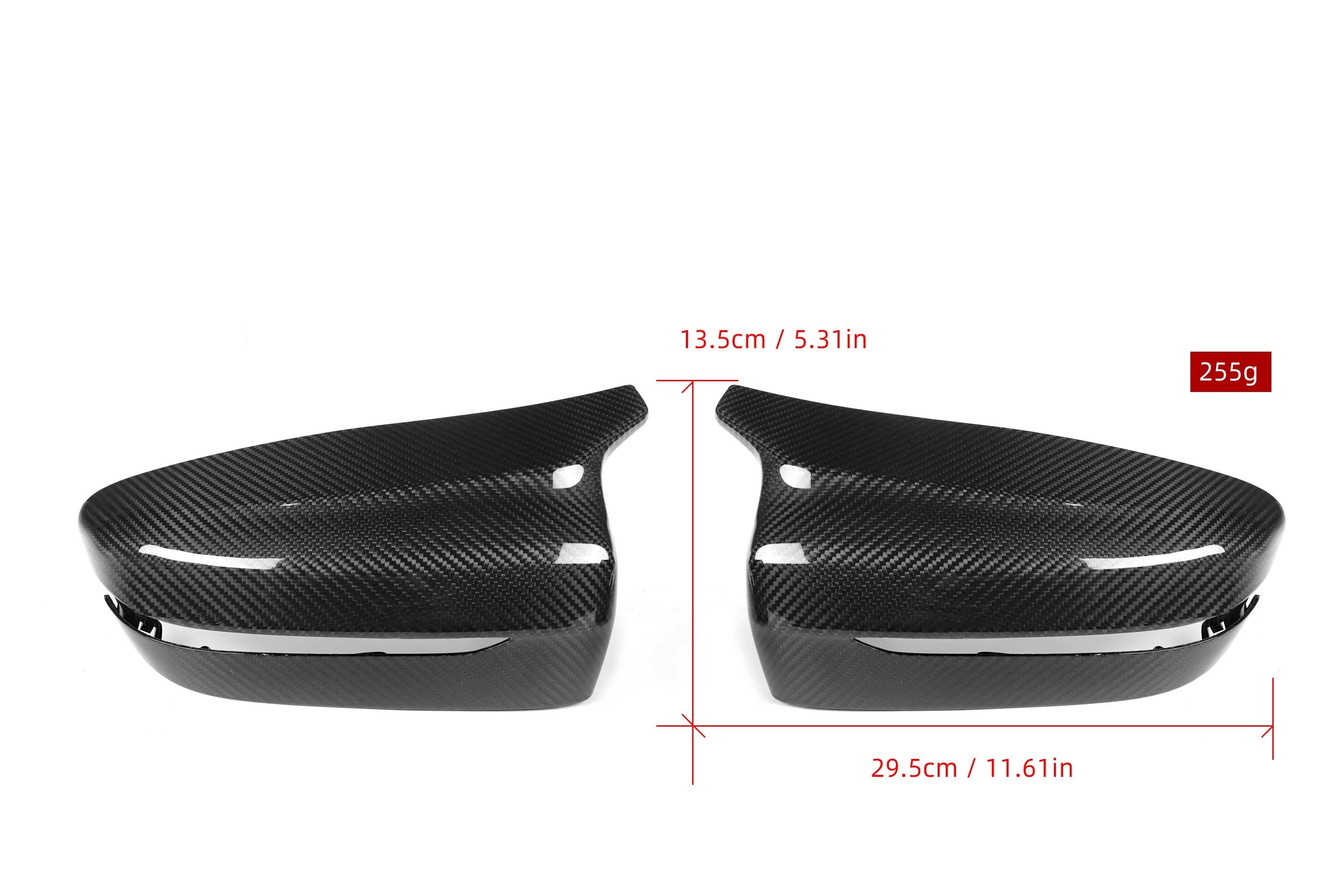 BMW 4 Series M440 430 G22 G23 2020 2021 (Left Hand Drive Only) & 430 G22 G23 G26 2022-ON (Left Hand Drive Only) & I4 eDrive40 G26 2022-ON (Left Hand Drive Only) with Aftermarket Parts - F9X Style / LHD Replacement Mirror Caps Dry Pre-preg Carbon Fiber from Aero Republic