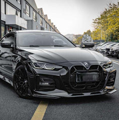 BMW 4 Series Gran Coupe M440 430 G26 2020 2021 2022 2023 2024 with Aftermarket Parts - CSL / Without ACC & CSL / With ACC Front Kidney Grill Pre-preg Carbon Fiber from Aero Republic