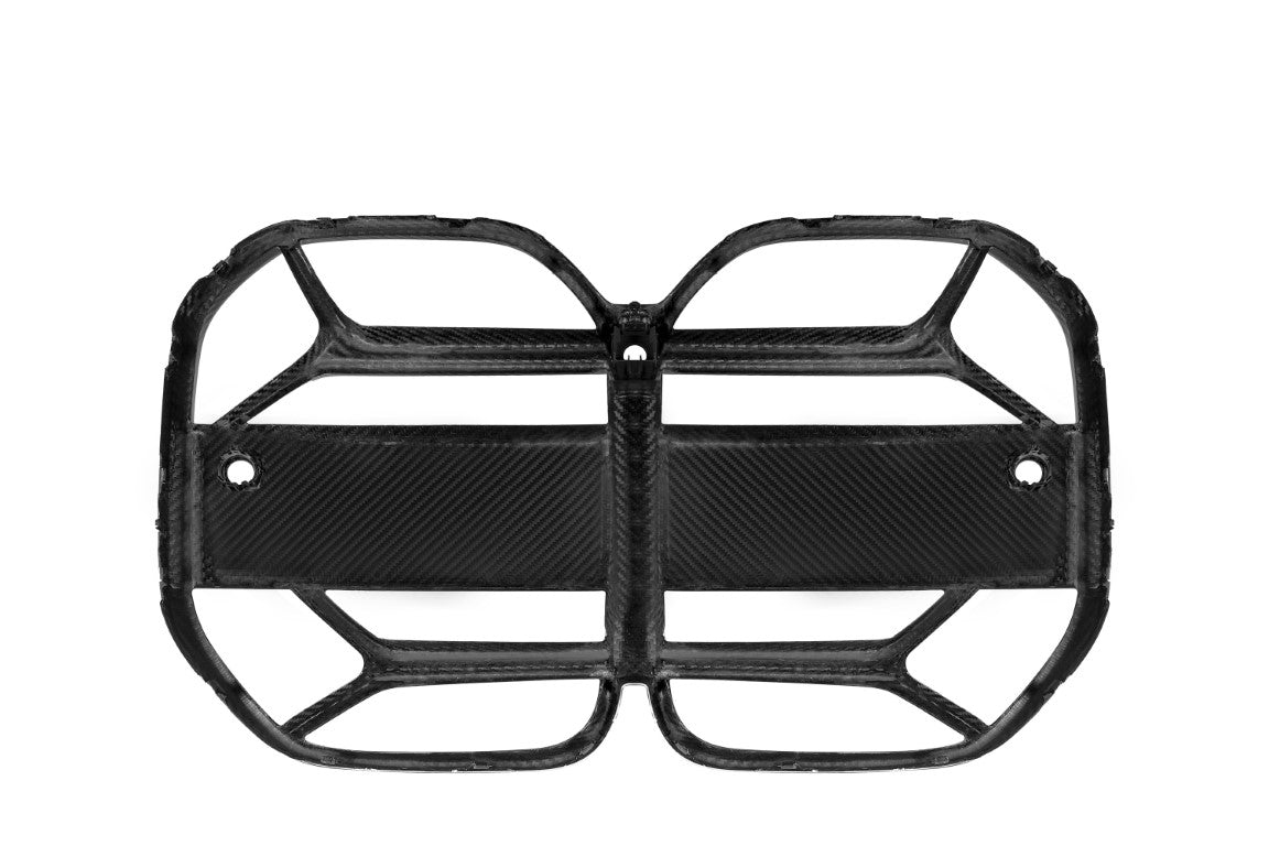 BMW 4 Series M440 430 G22 G23 2020 2021 2022 2023 2024 with Aftermarket Parts - CSL / Without ACC & CSL / With ACC Front Kidney Grill Pre-preg Carbon Fiber from Aero Republic