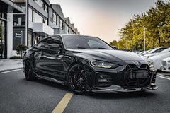 BMW 4 Series Gran Coupe M440 430 G26 2020 2021 2022 2023 2024 with Aftermarket Parts - CSL / Without ACC & CSL / With ACC Front Kidney Grill Pre-preg Carbon Fiber from Aero Republic