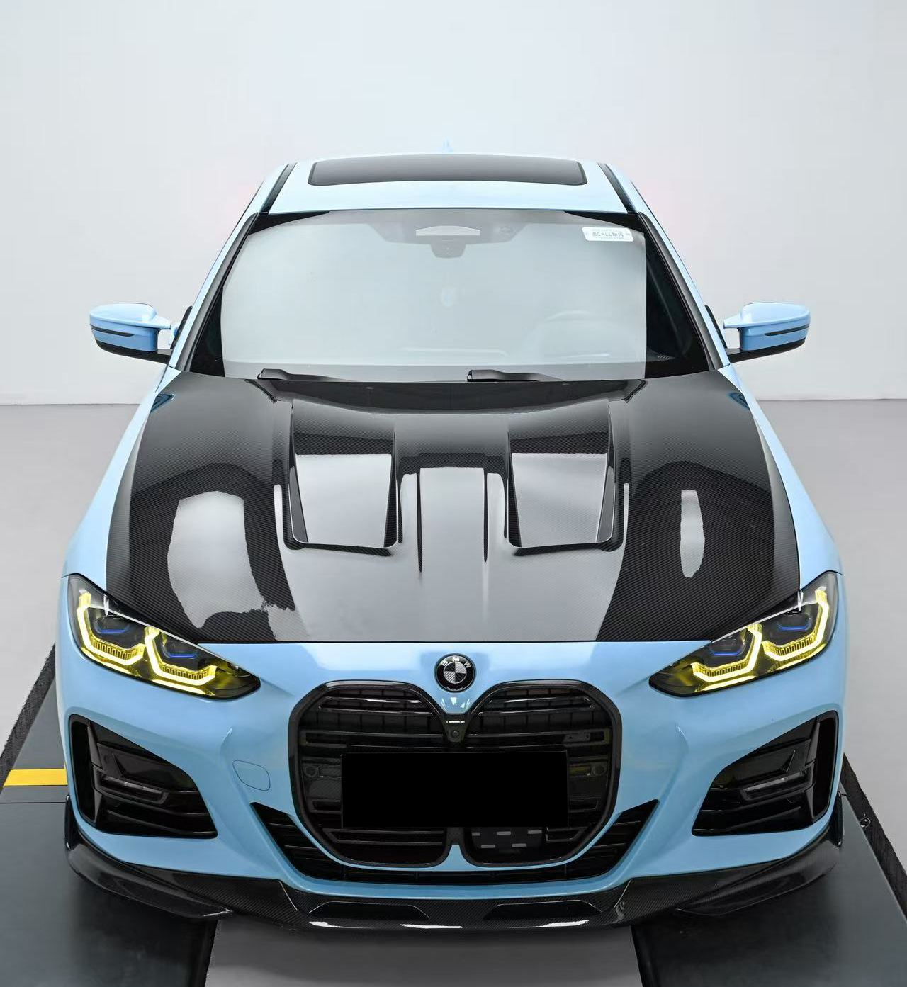 BMW 4 Series M440 430 G22 G23 2020-ON & 4 Series M440 430 G26 2020-ON with Aftermarket Parts - N Style Hood Dry Pre-preg Carbon Fiber from Aero Republic