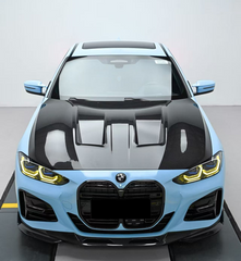 BMW 4 Series M440 430 G22 G23 2020-ON & 4 Series M440 430 G26 2020-ON with Aftermarket Parts - N Style Hood Dry Pre-preg Carbon Fiber from Aero Republic
