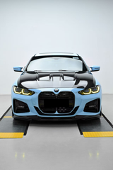 BMW 4 Series M440 430 G22 G23 2020-ON & 4 Series M440 430 G26 2020-ON with Aftermarket Parts - N Style Hood Dry Pre-preg Carbon Fiber from Aero Republic