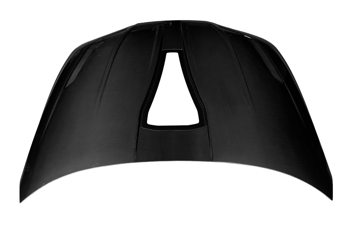 BMW 4 Series M440 430 G22 G23 2020-ON & 4 Series M440 430 G26 2020-ON with Aftermarket Parts - Tempered Glass Clearview Hood Dry Pre-preg Carbon Fiber from Aero Republic