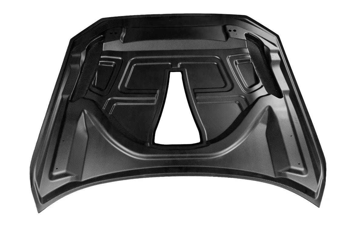 BMW 4 Series M440 430 G22 G23 2020-ON & 4 Series M440 430 G26 2020-ON with Aftermarket Parts - Tempered Glass Clearview Hood Dry Pre-preg Carbon Fiber from Aero Republic