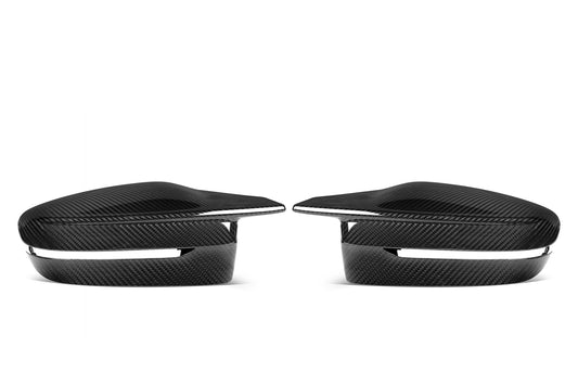 BMW 4 Series M440 430 G22 G23 2020 2021 & 4 Series 430 G22 G23 G26 2022-ON & I4 e Drive 40 G26 2022-ON LHD (Left Hand Drive Only) & RHD (Right Hand Drive Only) with Aftermarket Parts - G8X M Style / LHD & RHD Replacement Mirror Caps Pre-preg Carbon Fiber from Aero Republic