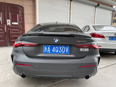 BMW 4 Series M440 430 G22 2020 2021 2022 2023 2024 & M4 G82 2021 2022 2023 2024 with Aftermarket Parts - M4?Style Rear Lip Spoiler Pre-preg Carbon Carbon Fiber from Aero Republic