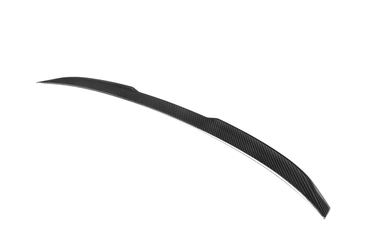 BMW 4 Series M440 430 G22 2020 2021 2022 2023 2024 & M4 G82 2021 2022 2023 2024 with Aftermarket Parts - M Style Rear Lip Spoiler Pre-preg Carbon Fiber from Aero Republic