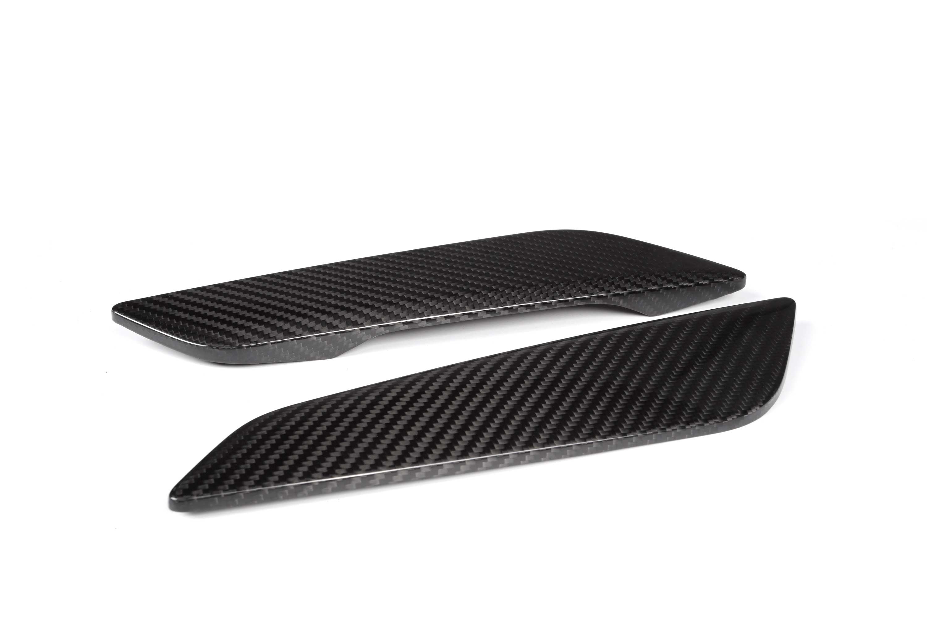 BMW 5 Series M550i 540i G30 (Fits both Pre-LCI & LCI) 2017 2018 2019 2020 2021 2022 2023 with Aftermarket Parts - OE Style Front Fender Vent Trim Carbon Fiber from Aero Republic