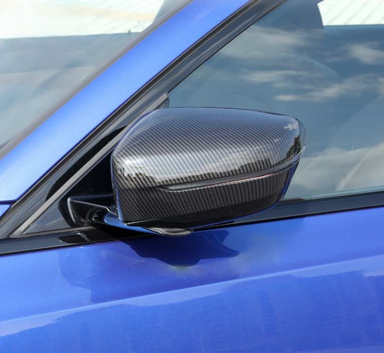 BMW 5 Series M550i 540i G30 (Both Fits Pre-LCI & LCI) 2018 2019 2020 2021 2022 2023 2024 LHD (Left Hand Drive Only) with Aftermarket Parts - OE Style Replacement Mirror Caps Carbon Fiber from Aero Republic