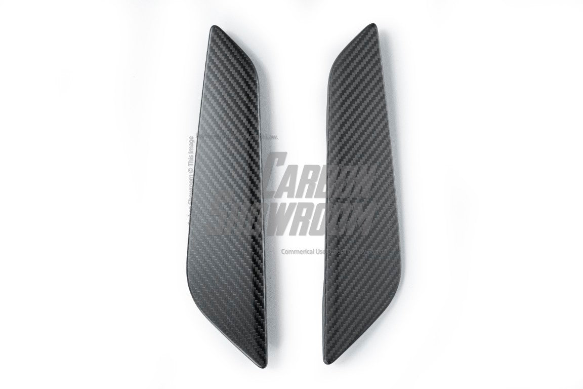 BMW 5 Series M550i 540i G30 (Fits both Pre-LCI & LCI) 2017 2018 2019 2020 2021 2022 2023 with Aftermarket Parts - OE Style Front Fender Vent Trim Carbon Fiber from Aero Republic