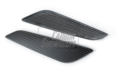 BMW 5 Series M550i 540i G30 (Fits both Pre-LCI & LCI) 2017 2018 2019 2020 2021 2022 2023 with Aftermarket Parts - OE Style Front Fender Vent Trim Carbon Fiber from Aero Republic