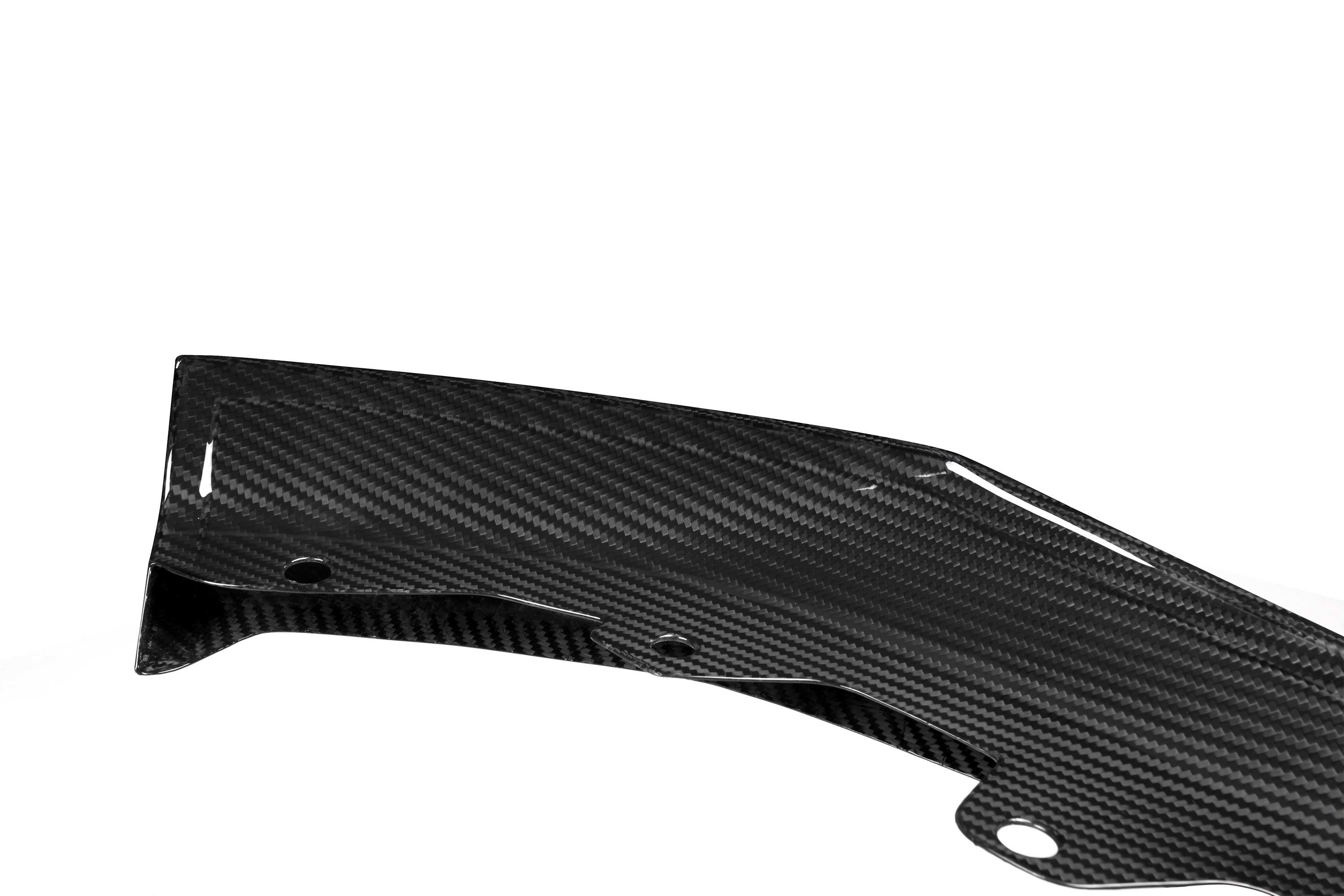 BMW 5 Series M550i 540i LCI G30 2021 2022 2023 with Aftermarket Parts - MP Style Front Lip Carbon Fiber from Aero Republic