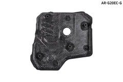 BMW 5 Series G30 G31 M550i 540i 2017 2018 2019 2020 2021 2022 2023 with Aftermarket Parts - B48 Engine Cover Pre-preg Carbon Fiber from Aero Republic
