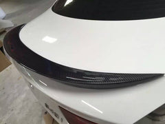 BMW 6 Series 650i 640i 640d F06 (Both Fits Pre-LCI & LCI) 2011 2012 2013 2014 2015 2016 2017 2018 & M6 F06 2013 2014 2015 2016 2017 2018 2019 with Aftermarket Parts - P Style Rear Spoiler Carbon Fiber from Aero Republic
