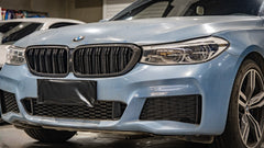 BMW 6 Series Gran Turismo GT 640i 630i 640d 630d 620d Pre-LCI G32 2017 2018 2019 2020 with Aftermarket Parts - Dual Slat Front Kidney Grill Pre-preg Carbon Fiber from Aero Republic