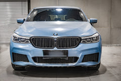 BMW 6 Series Gran Turismo GT 640i 630i 640d 630d 620d Pre-LCI G32 2017 2018 2019 2020 with Aftermarket Parts - Dual Slat Front Kidney Grill Pre-preg Carbon Fiber from Aero Republic