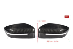 BMW 6 Series Gran Turismo GT 640i 630i 640d 630d 620d Pre-LCI G32 2017-2023 LHD (Both Fits Pre-LCI & LCI) (Left Hand Drive Only) with Aftermarket Parts - OE Style Replacement Mirror Caps?Carbon Fiber from Aero Republic