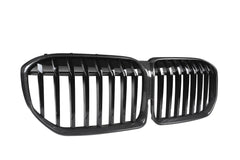 BMW 7 Series M760i xDrive 750i 745e 740i 740d 730d G11 LCI 2020 2021 2022 with Aftermarket Parts - Single Slat Front Kidney Grill Pre-preg Carbon Fiber from Aero Republic