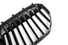 BMW 7 Series M760i xDrive 750i 745e 740i 740d 730d G11 LCI 2020 2021 2022 with Aftermarket Parts - Single Slat Front Kidney Grill Pre-preg Carbon Fiber from Aero Republic