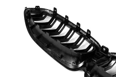 BMW 8 Series M850 840 G14 G15 G16 LCI 2023 2024 with Aftermarket Parts - Dual Slat Front Kidney Grill Pre-preg Carbon Fiber from Aero Republic