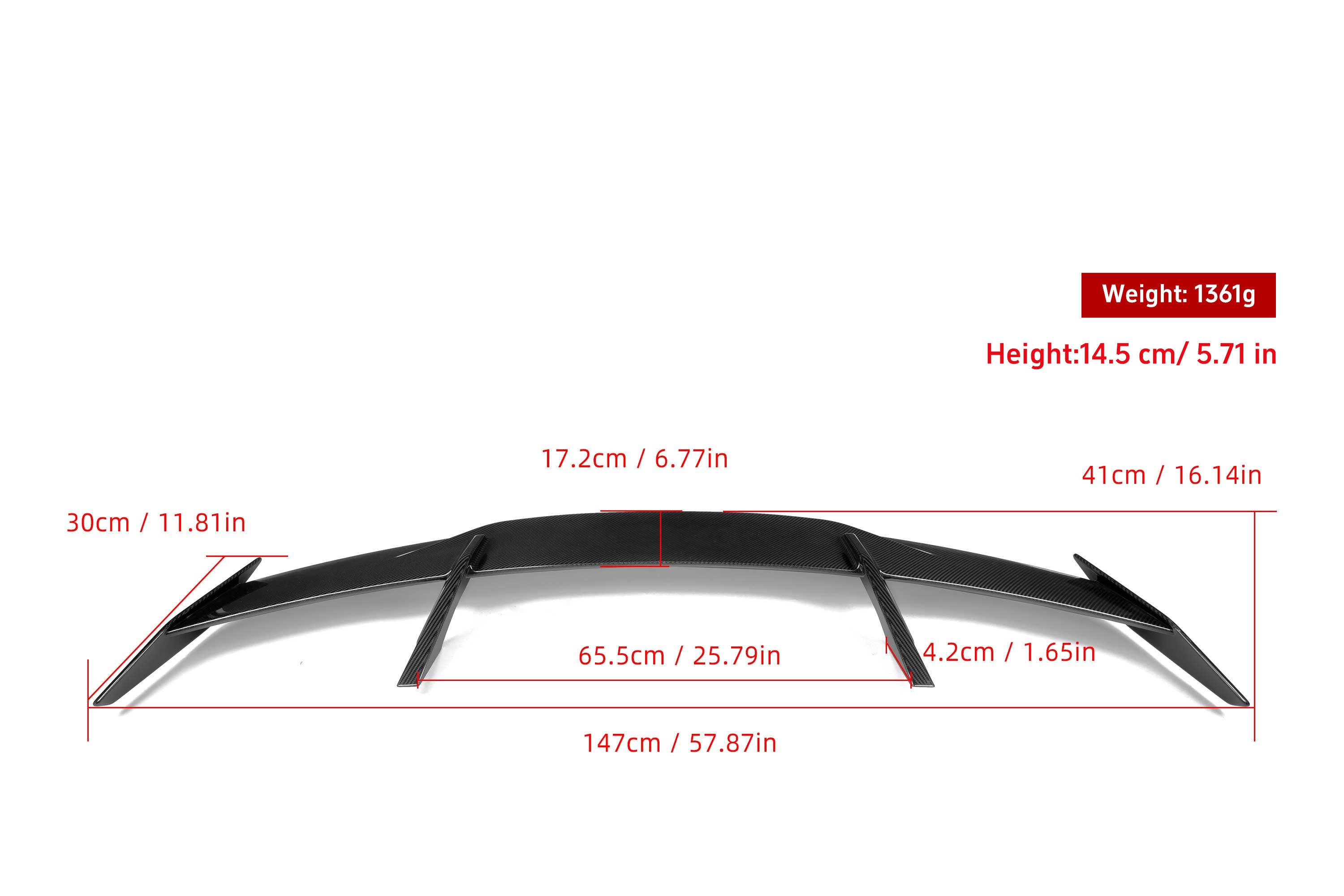 BMW 8 Series M850 840 G14 G15 G16 2018-ON & M8 F91 F92 F93 2019-ON with Aftermarket Parts - MP Style Rear Wing & Under Trunk Support Brace Carbon Fiber/FRP/PP from Aero Republic