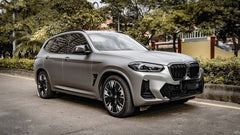 BMW IX3 BEV G08 LCI 2022-ON with Aftermarket Parts - Dual Slat Front Kidney Grill?Carbon Fiber from Aero Republic