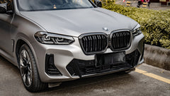 BMW IX3 BEV G08 LCI 2022-ON with Aftermarket Parts - Dual Slat Front Kidney Grill?Carbon Fiber from Aero Republic