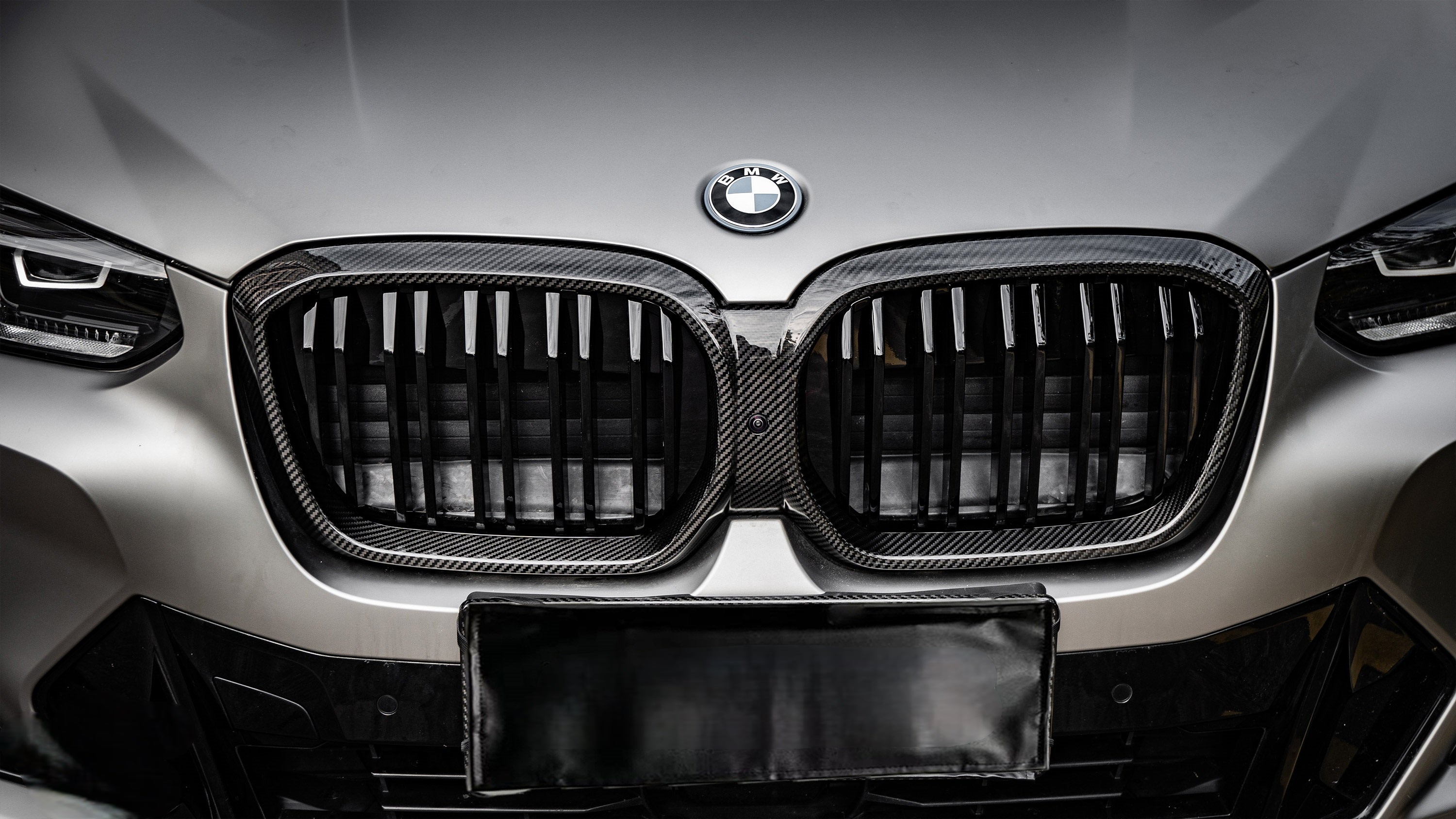 BMW IX3 BEV G08 LCI 2022-ON with Aftermarket Parts - Dual Slat Front Kidney Grill?Carbon Fiber from Aero Republic