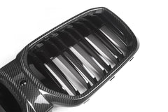 BMW IX3 BEV G08 LCI 2022-ON with Aftermarket Parts - Dual Slat Front Kidney Grill?Carbon Fiber from Aero Republic
