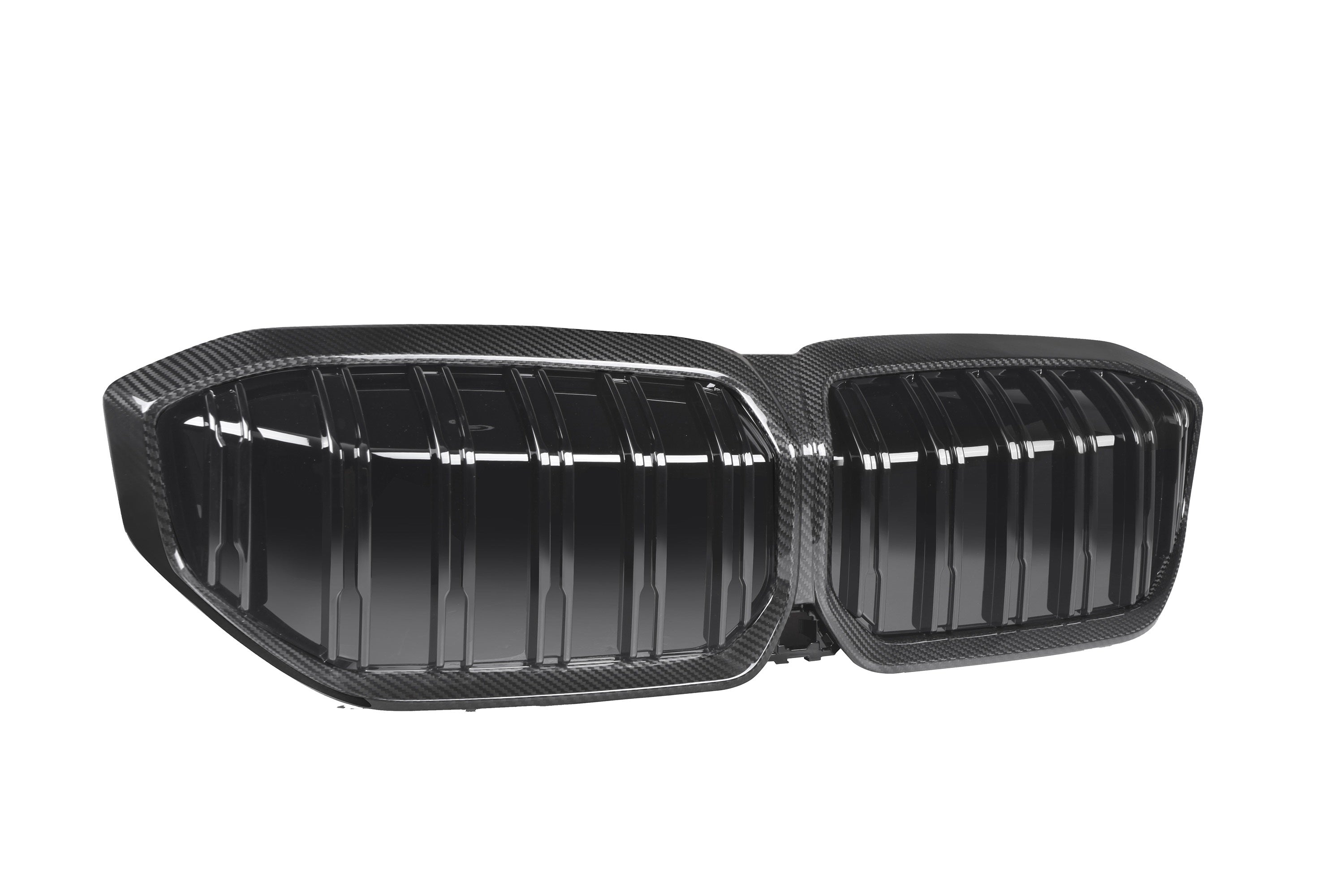BMW IX3 BEV G08 LCI 2022-ON with Aftermarket Parts - Dual Slat Front Kidney Grill?Carbon Fiber from Aero Republic