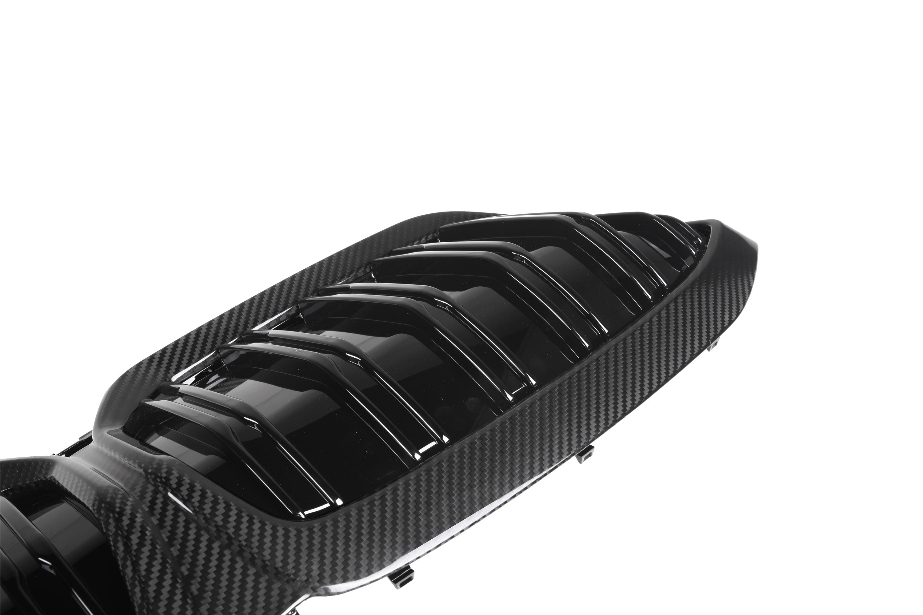 BMW IX3 BEV G08 LCI 2022-ON with Aftermarket Parts - Dual Slat Front Kidney Grill?Carbon Fiber from Aero Republic