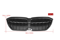 Aero Republic Dual Slat Front Kidney Grill for BMW IX3 BEV G08 LCI 2022-ON Dry Pre-preg Carbon Fiber