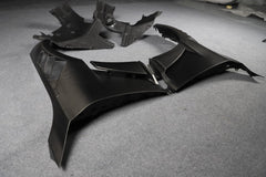 BMW M2C M2 G87 2023-ON with Aftermarket Parts - N style Front Fenders & Liners Dry Pre-preg Carbon Fiber from Aero Republic