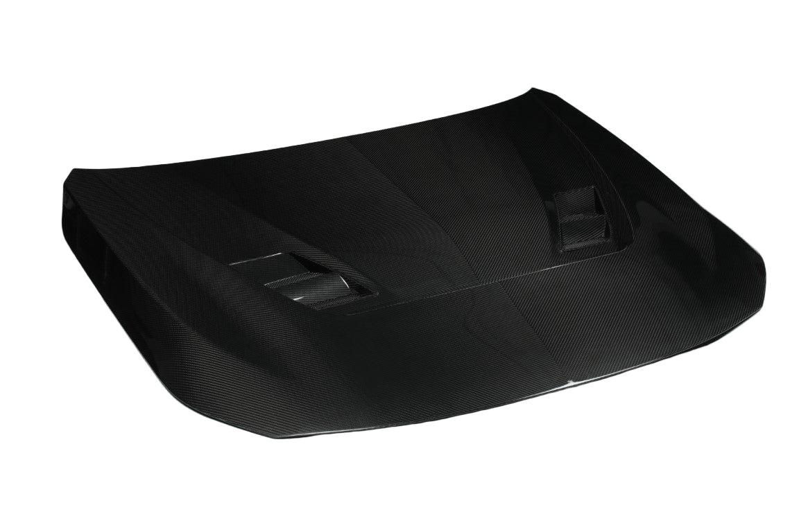 BMW M2C M2 G87 2023-ON & 2 Series M240i 230i G42 2022-ON with Aftermarket Parts - Vor Style Hood Dry Pre-preg Carbon Fiber from Aero Republic