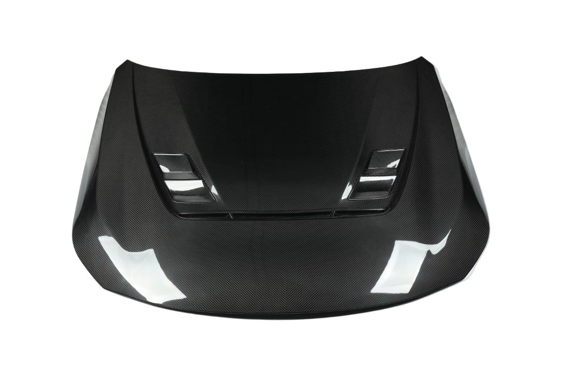 BMW M2C M2 G87 2023-ON & 2 Series M240i 230i G42 2022-ON with Aftermarket Parts - Vor Style Hood Dry Pre-preg Carbon Fiber from Aero Republic