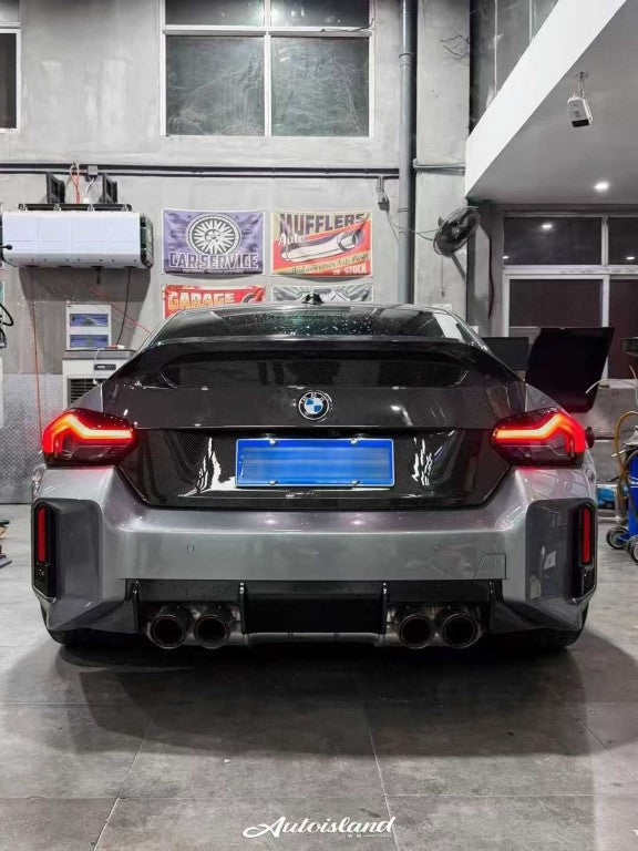 BMW M2C M2 G87 2023-ON & 2 Series M240i 230i G42 2022-ON with Aftermarket Parts - Vor Style Trunk Dry Pre-preg Carbon Fiber from Aero Republic