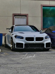 BMW M2C M2 G87 2023-ON & 2 Series M240i 230i G42 2022-ON with Aftermarket Parts - Vor Style Hood Dry Pre-preg Carbon Fiber from Aero Republic