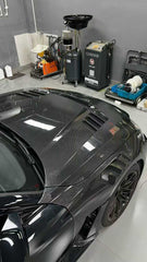BMW M2C M2 G87 2023-ON & 2 Series M240i 230i G42 2022-ON with Aftermarket Parts - Vor Style Hood Dry Pre-preg Carbon Fiber from Aero Republic