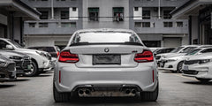 BMW M2 M2C F87 2016 2017 2018 2019 2020 2021 with Aftermarket Parts - MP Style Rear Diffuser Pre-preg Carbon Fiber from Aero Republic