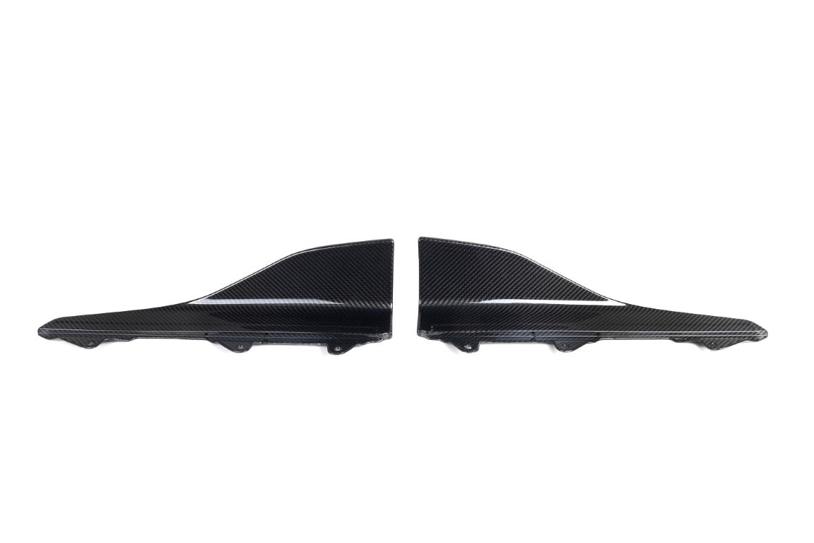 BMW M2 M2C F87 2016 2017 2018 2019 2020 2021 with Aftermarket Parts - MP Style Side Skirt Winglets Pre-preg Carbon Fiber from Aero Republic