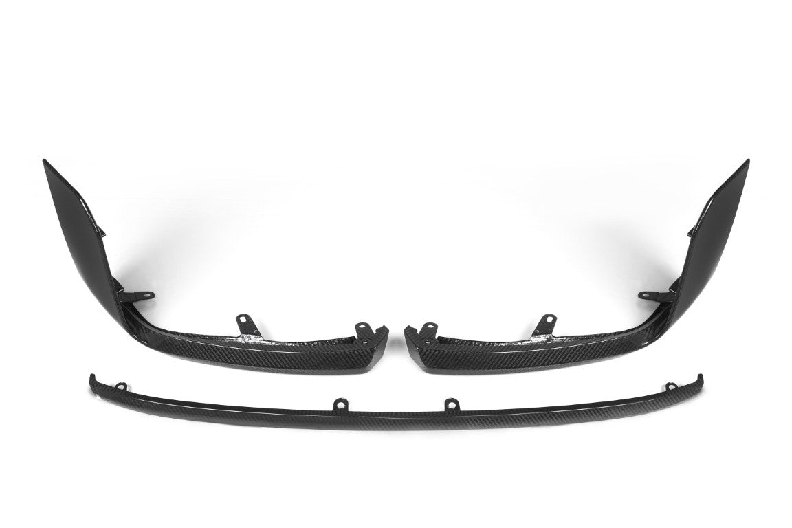 BMW M2 M2C G87 2023 2024 with Aftermarket Parts - MP Style Front Lip Splitter Pre-preg Carbon Fiber from Aero Republic